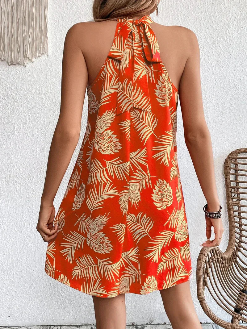 Elegant Tropical Dress
